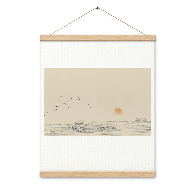 Soaring into Sunset Seas (16"x20")