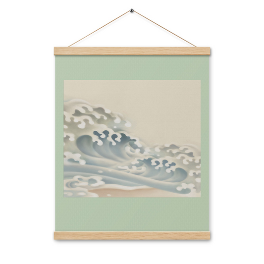 Turbulent Waters (16"x20") Signed Scroll