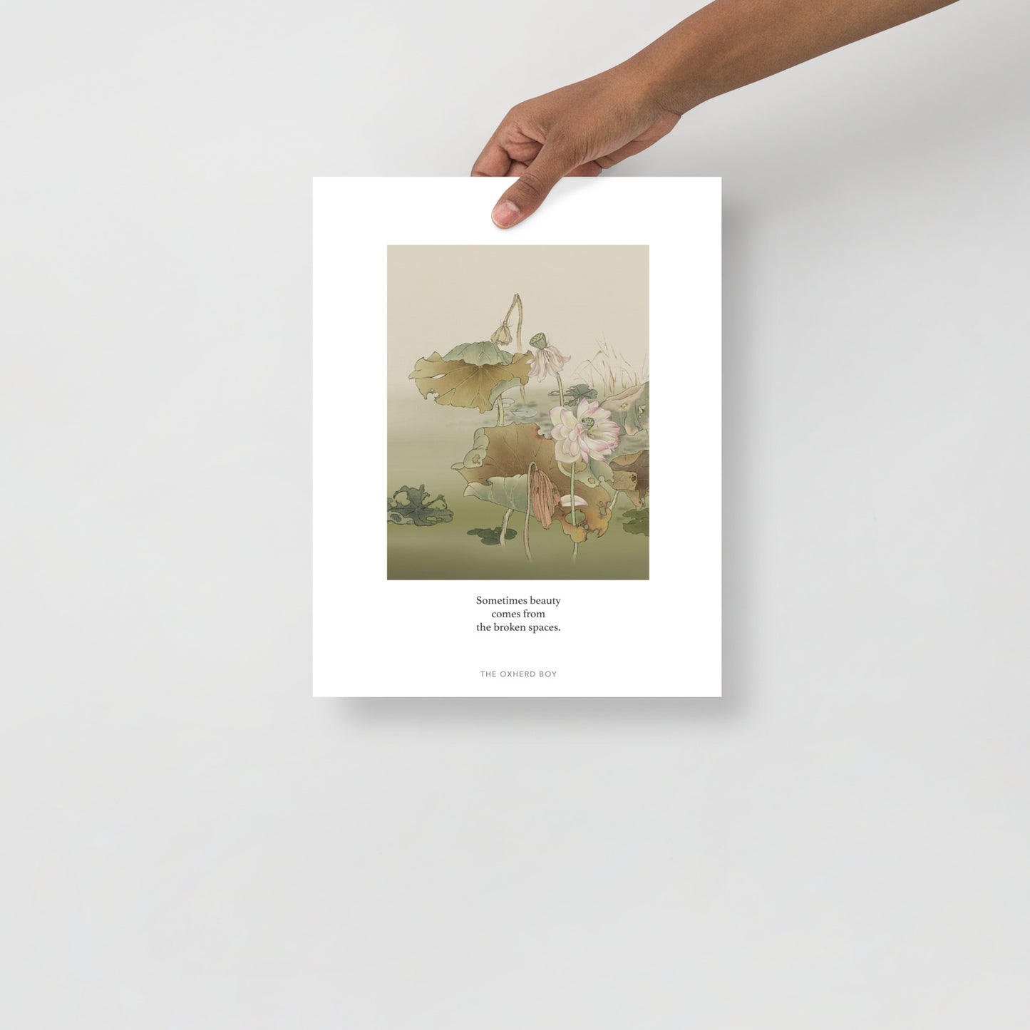 Beauty and Brokenness Art Print