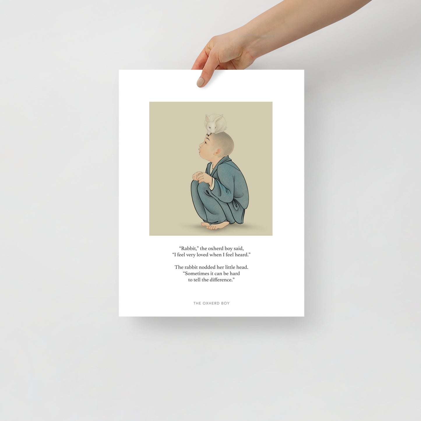 Listen and Love Art Print