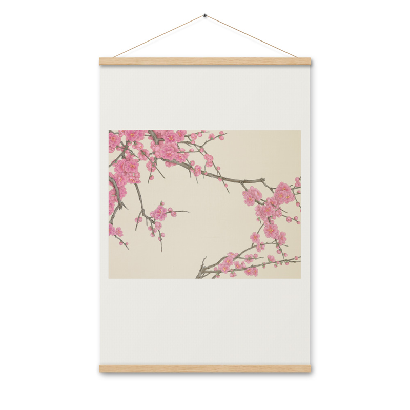 Plum Blossom (24"x36") Signed Scroll