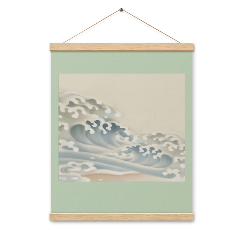 Turbulent Waters (16"x20") Signed Scroll