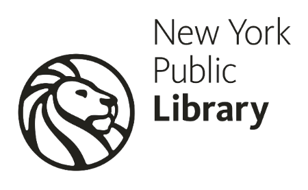 Black logo for New York Public Library