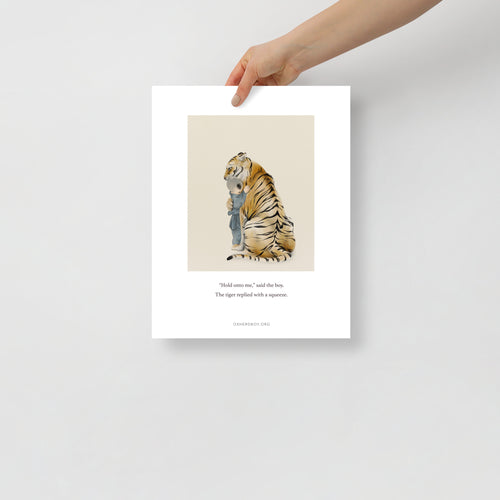 Cry, Heart Art Print