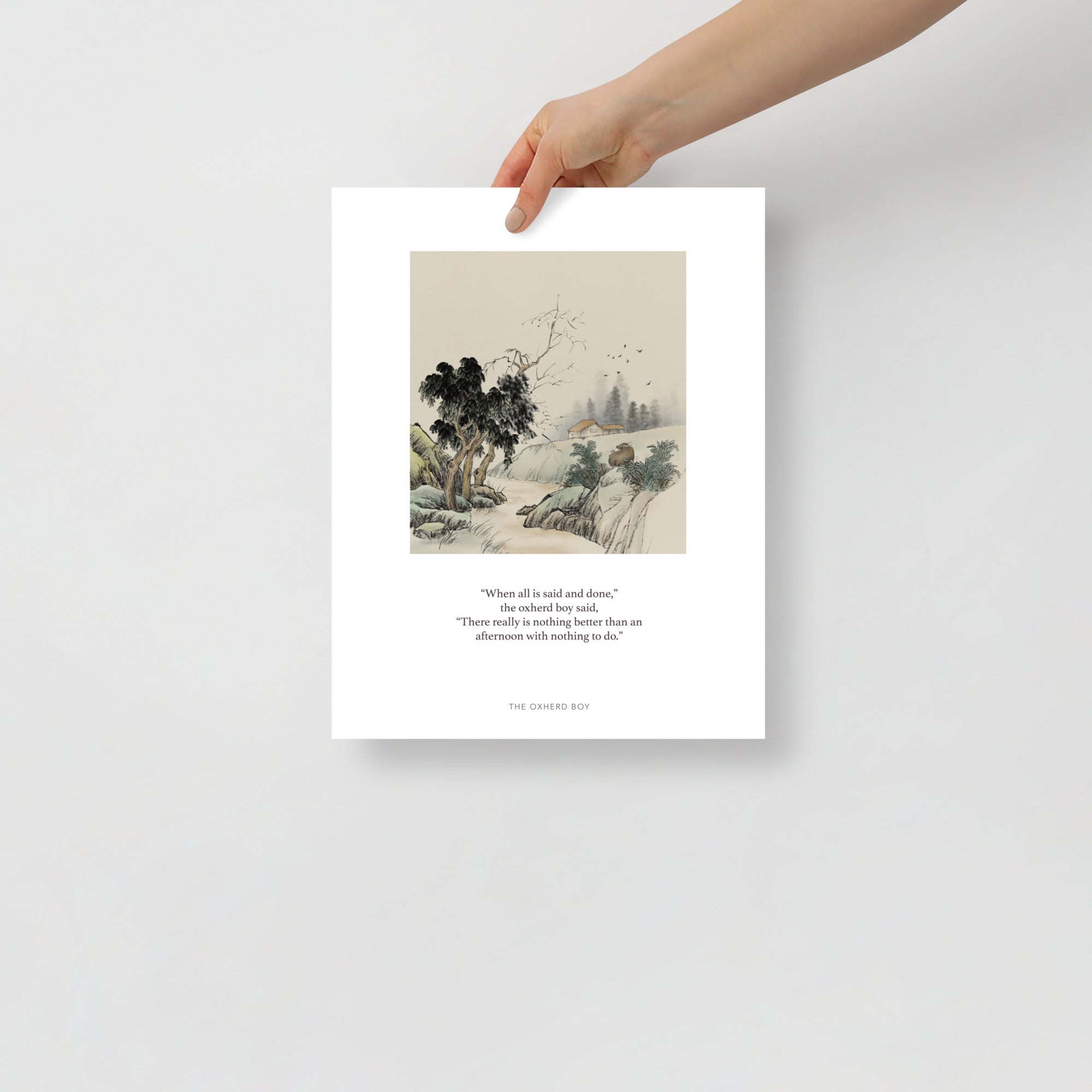 Nothing to Do Art Print