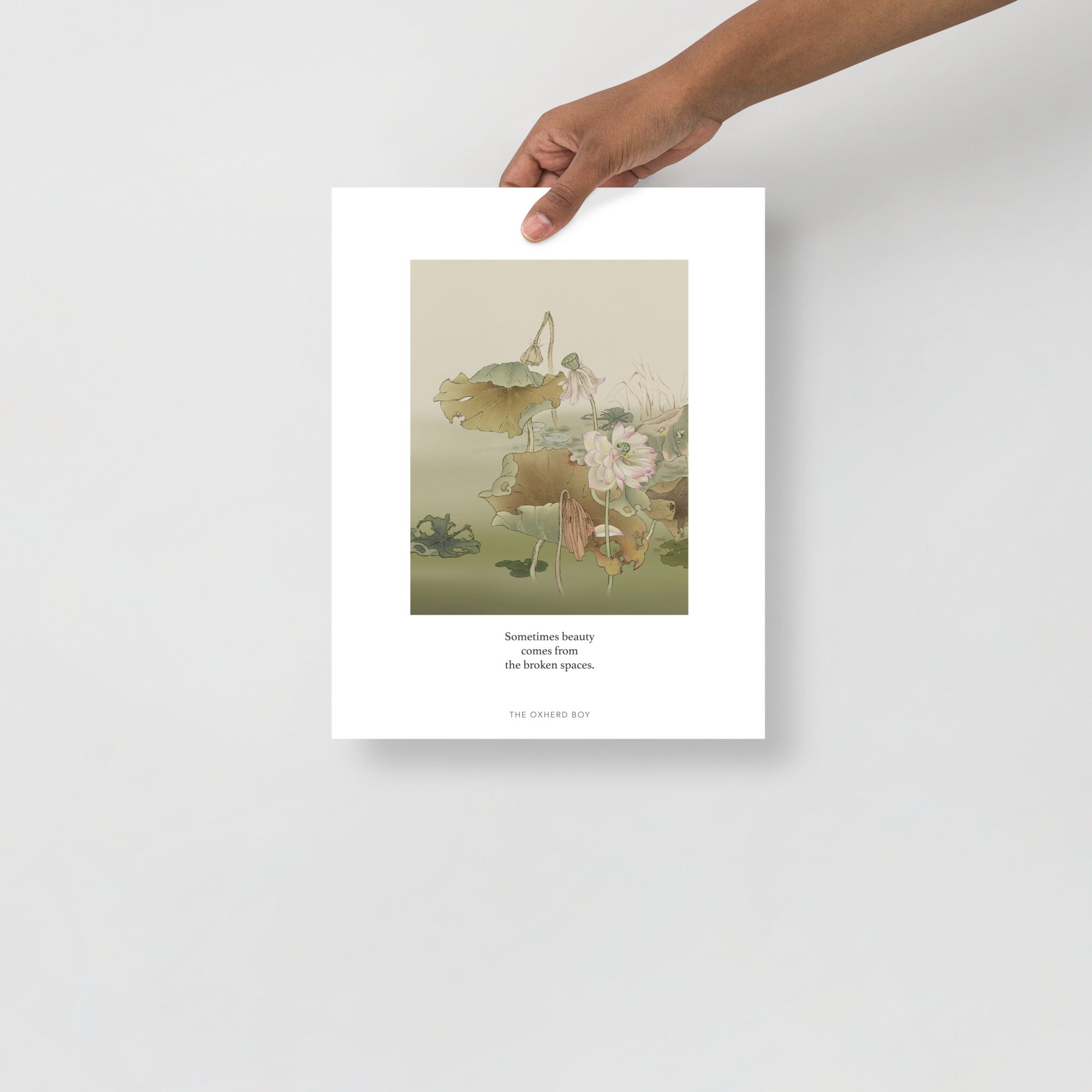 Beauty and Brokenness Art Print