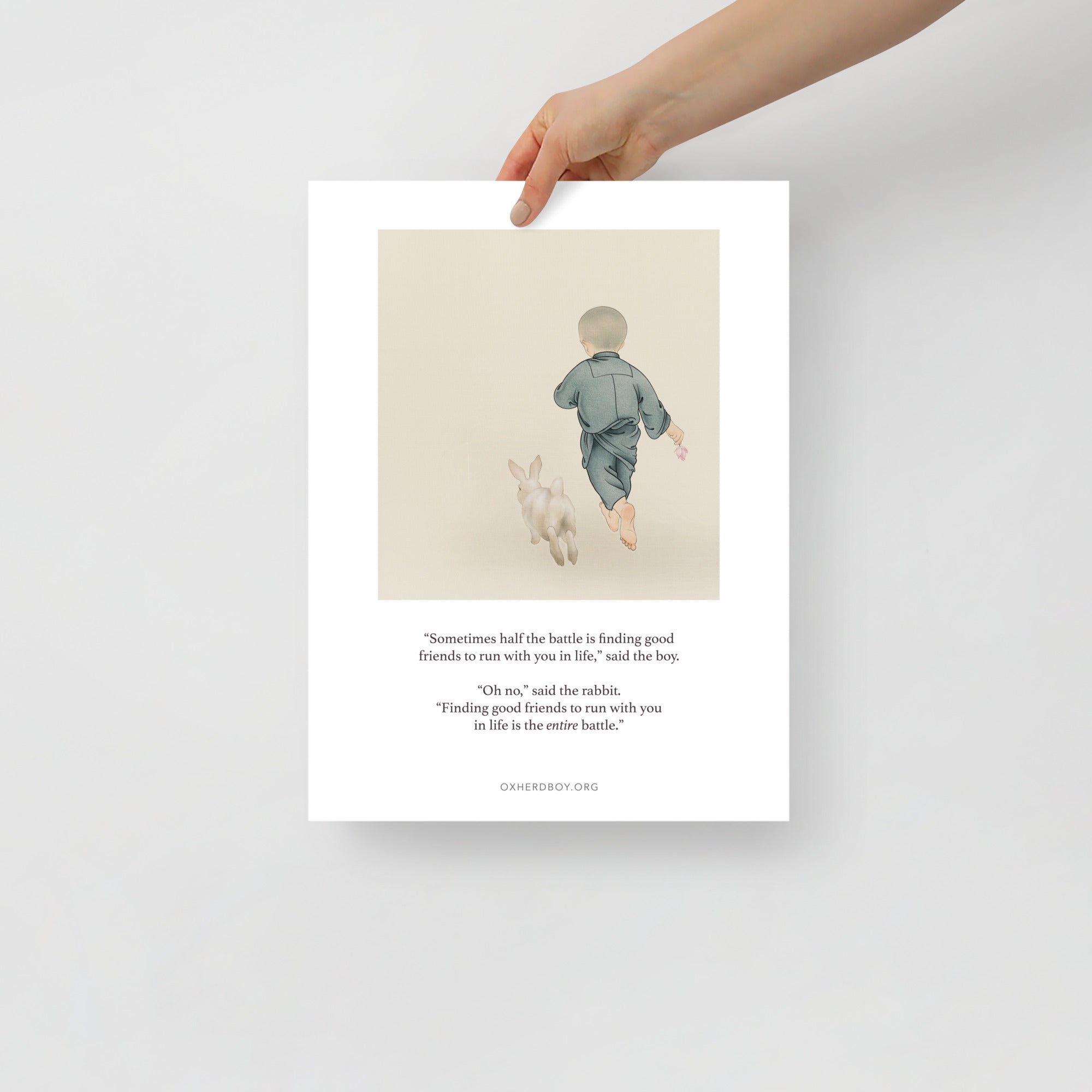 Half the Battle Art Print