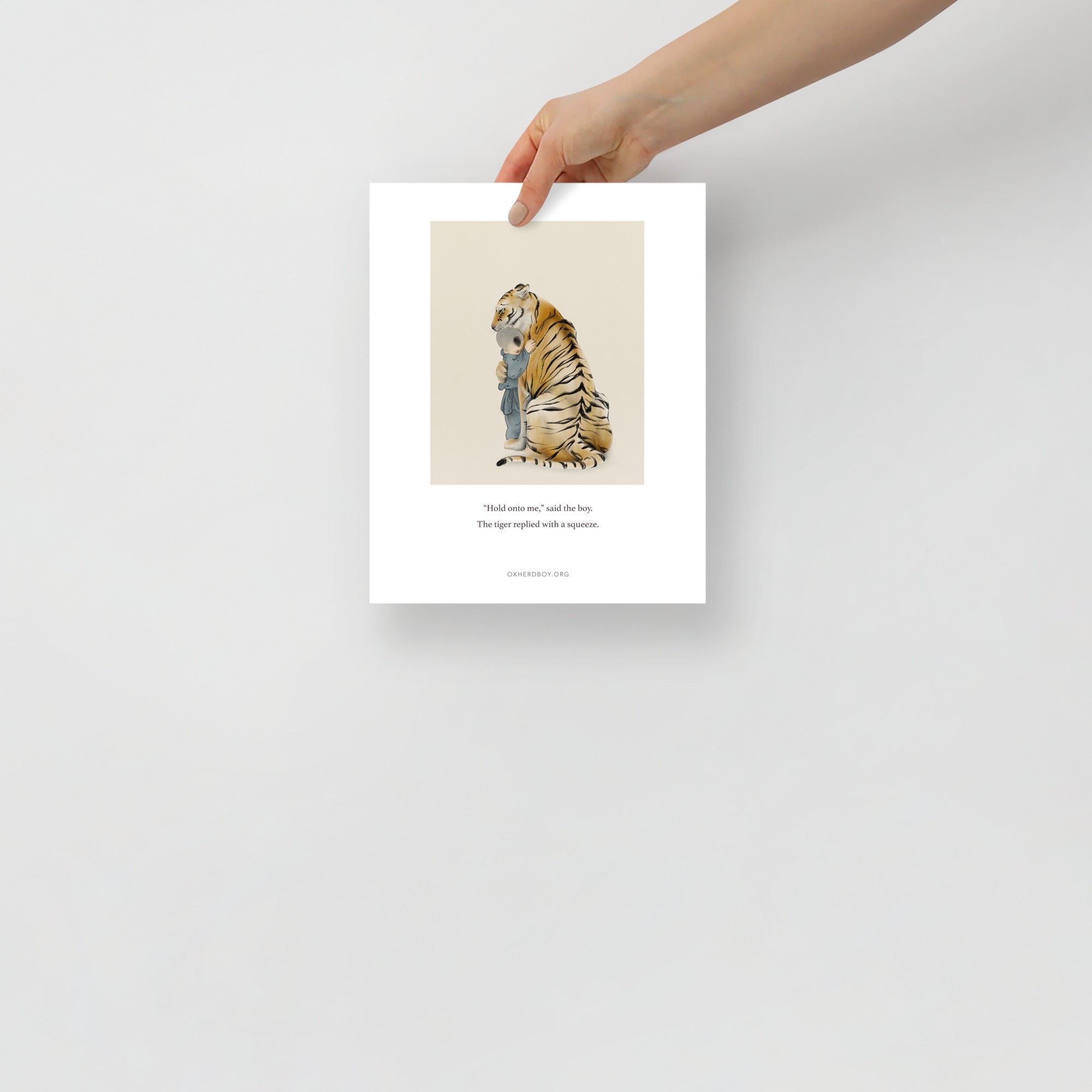 Cry, Heart Art Print