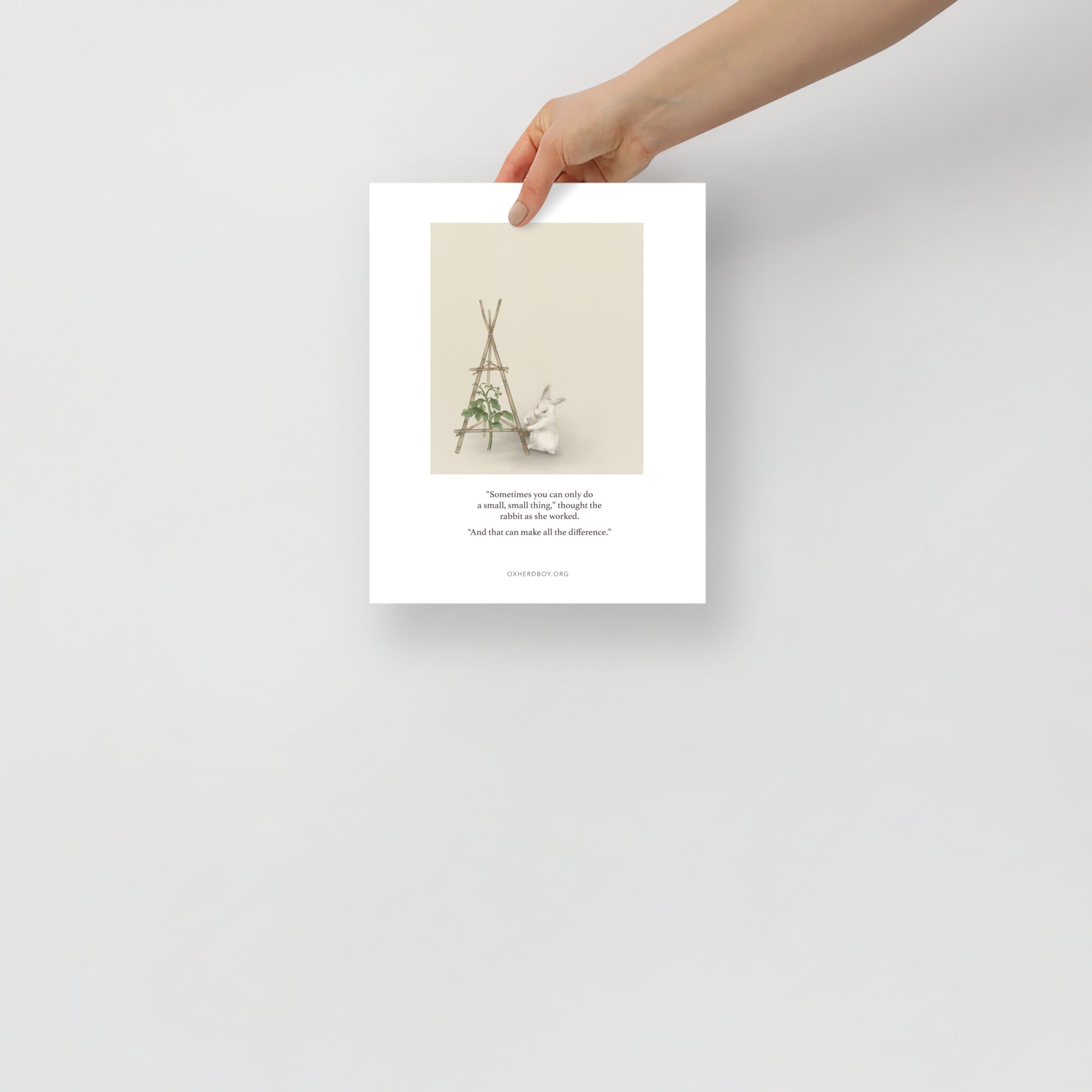 Make a Difference Art Print