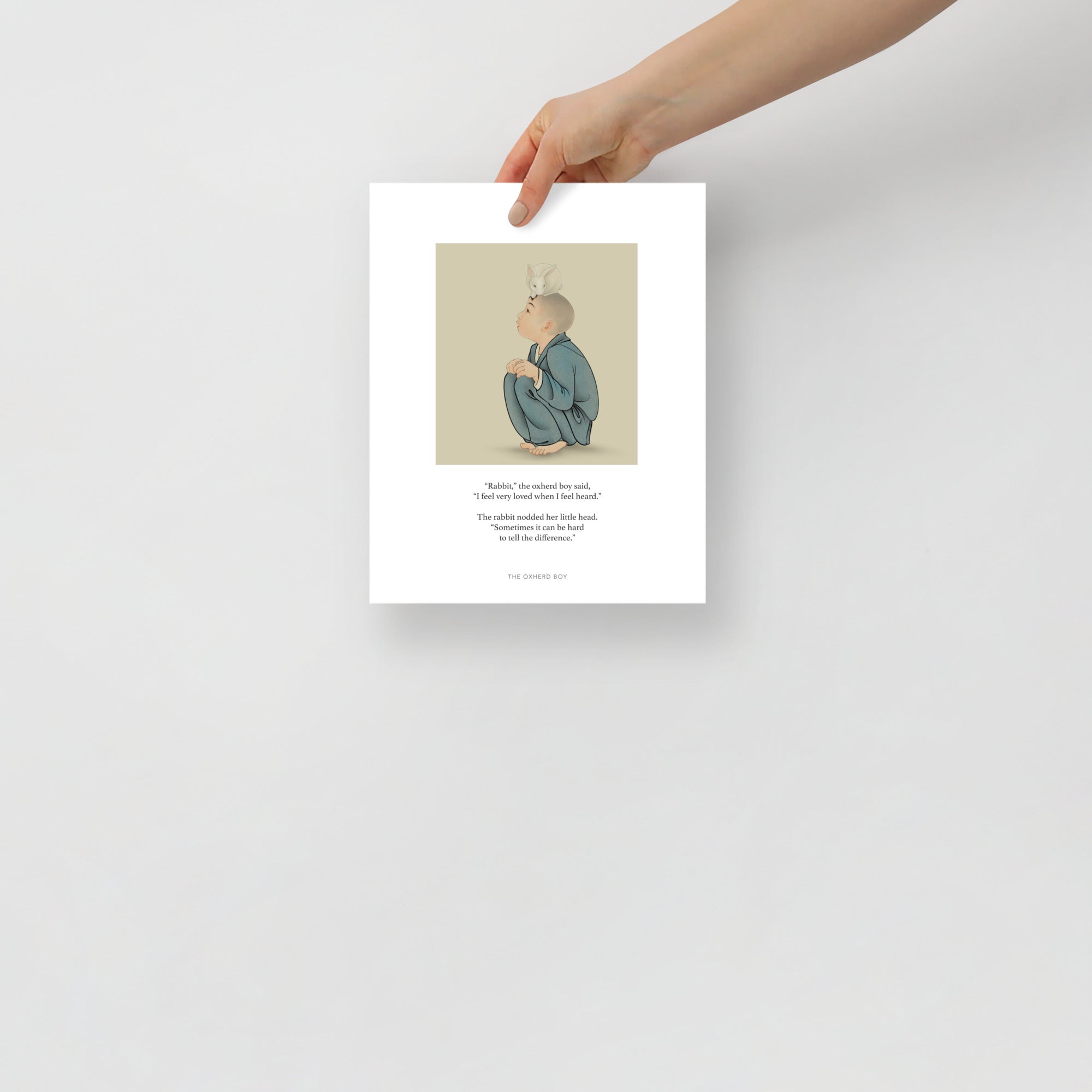 Listen and Love Art Print