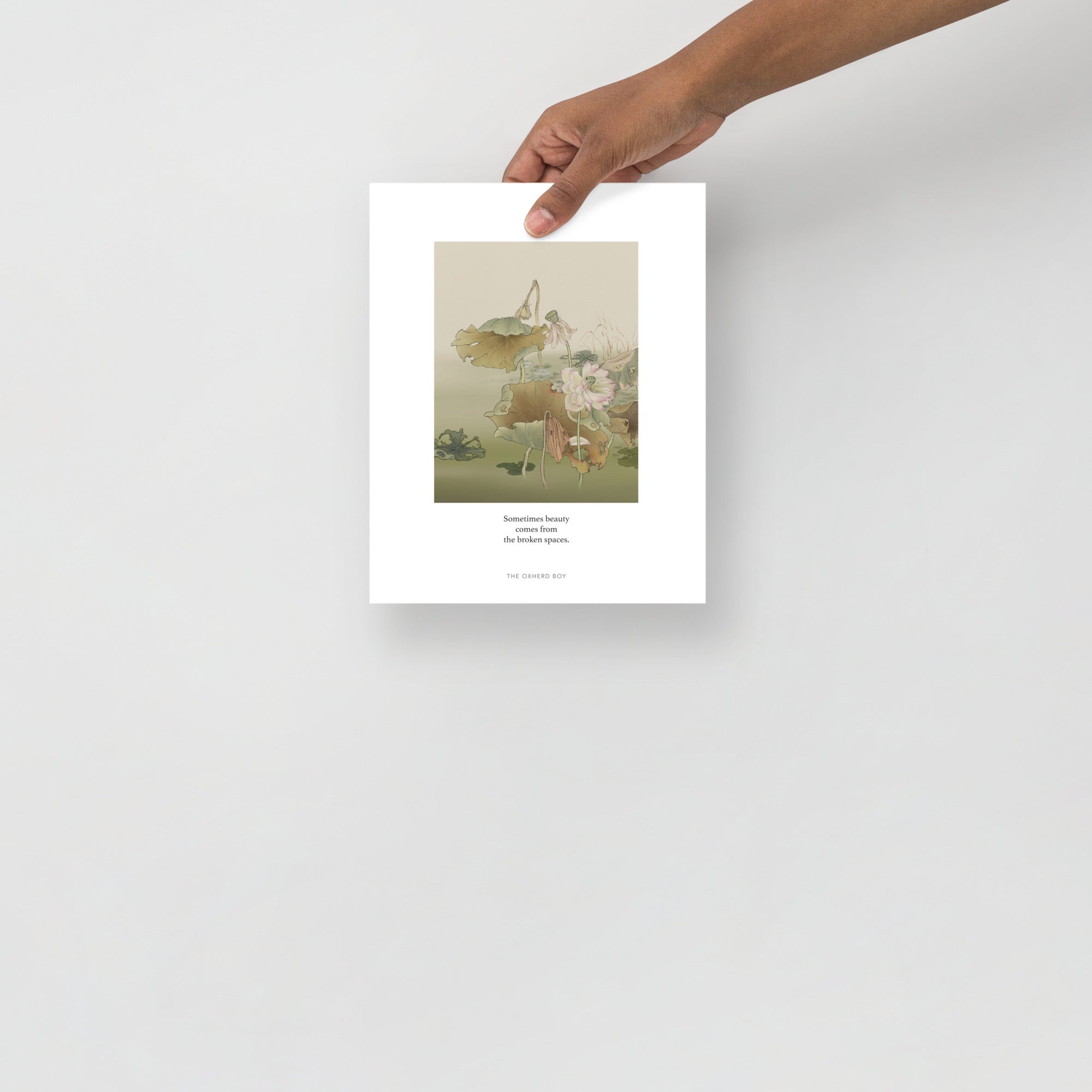 Beauty and Brokenness Art Print